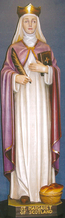 St. Margaret of Scotland statue